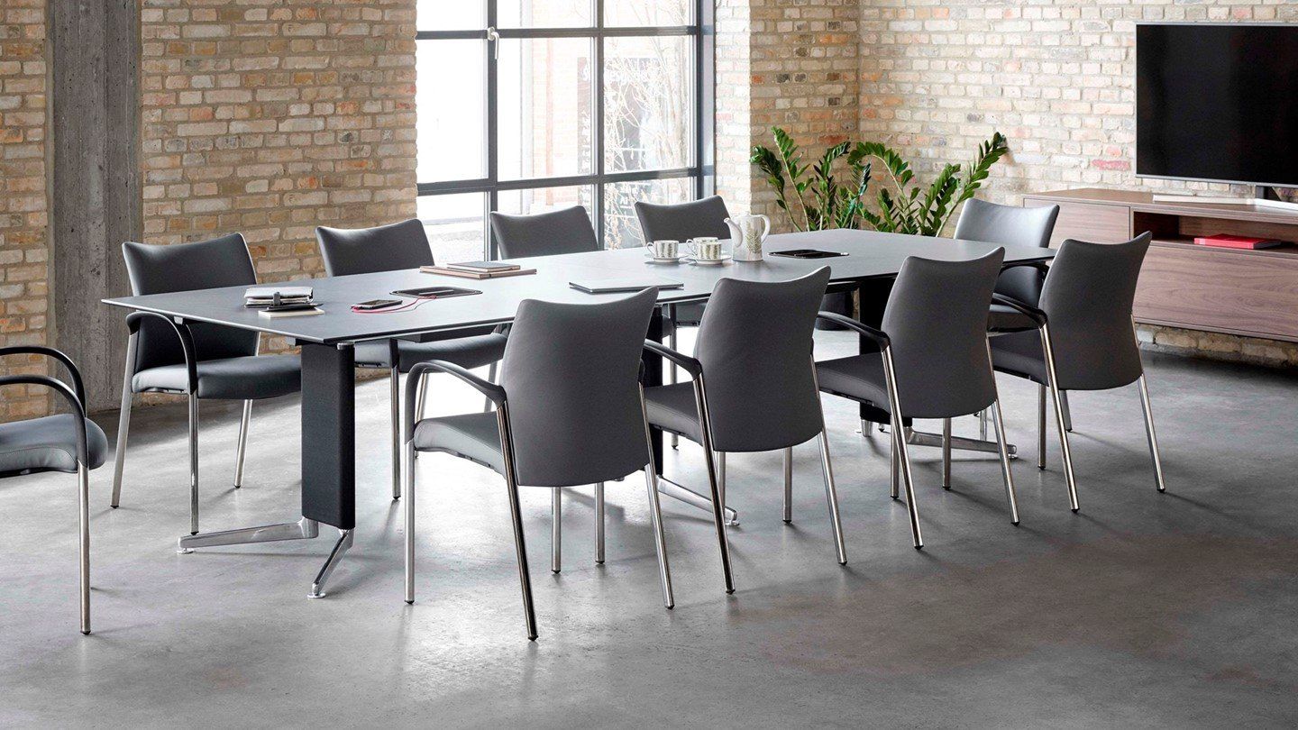 Senator Ad-Lib conference table & Trillipse chairs