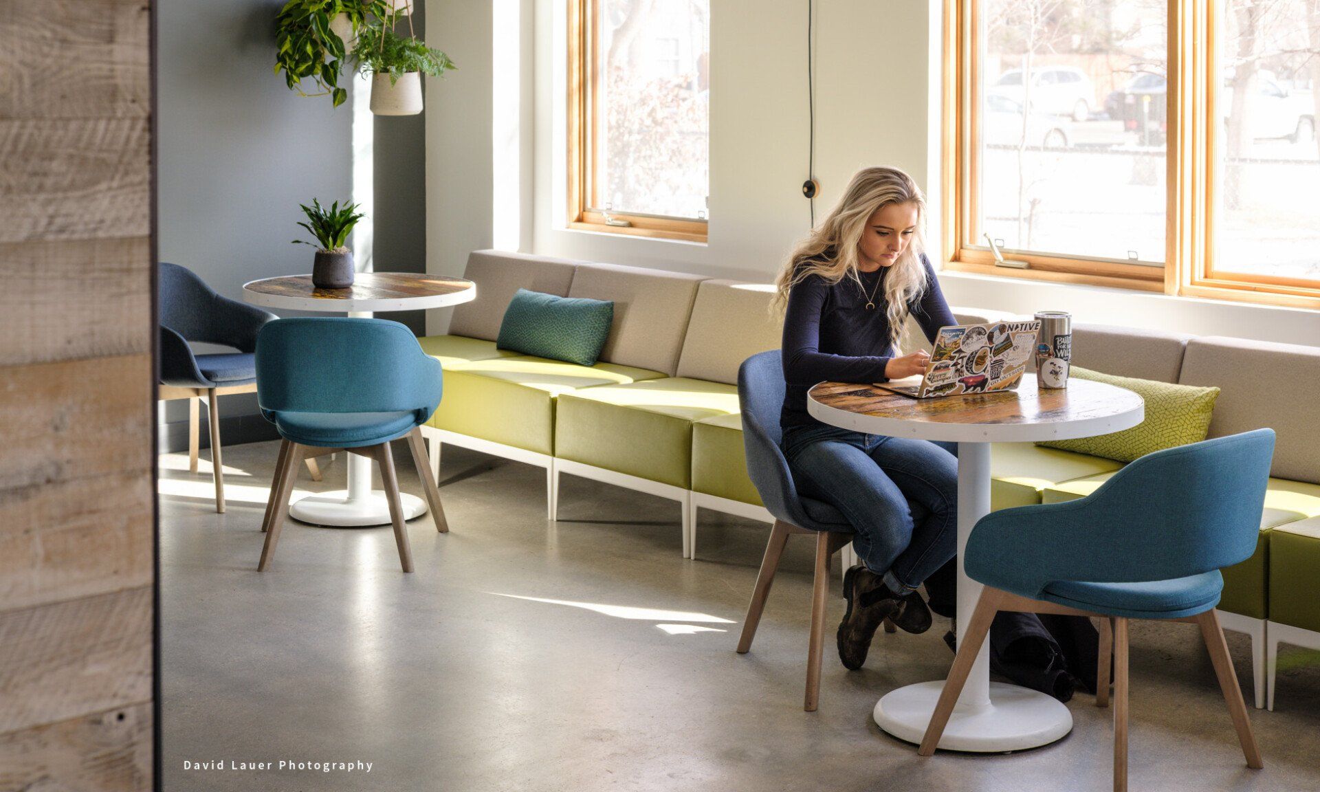Source Scape seating & Martini chairs, breakroom table
