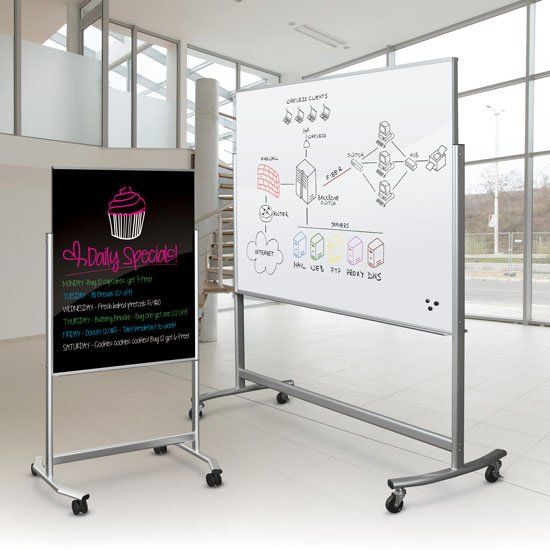 Visionary Move mobile magnetic glassboards