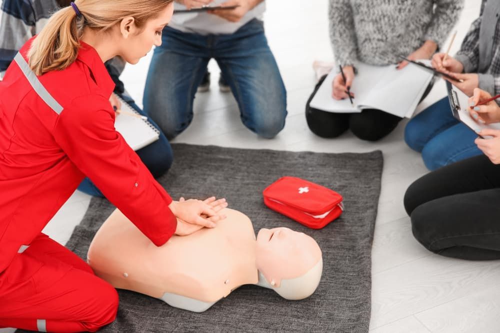 A Group of People Are Sitting Around a Mannequin on the Floor —Revive Training in Byron Bay, NSW