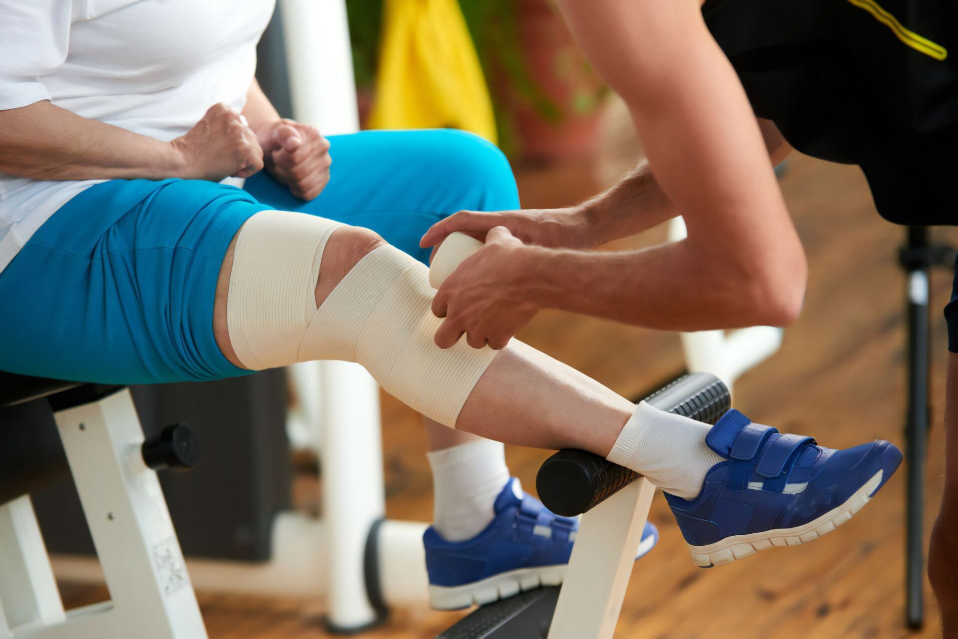 Applying A Compression Wrap For A Sprained Muscle — Revive Training in Alstonville, NSW