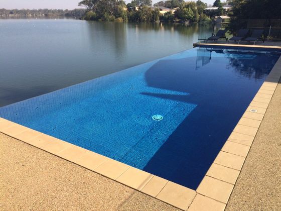 view of a newly constructed pool