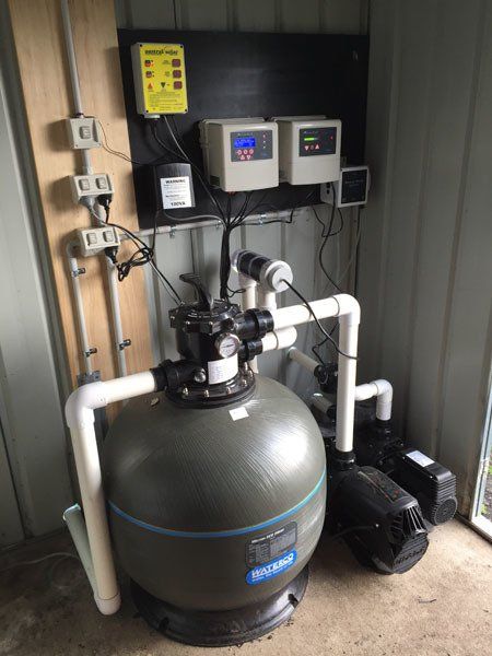 Installed pool pump system