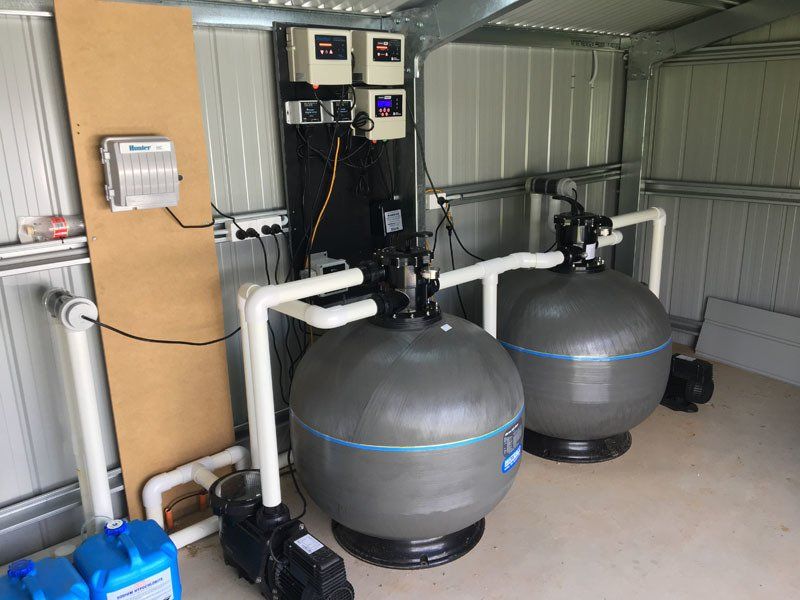 Installed pool pump system