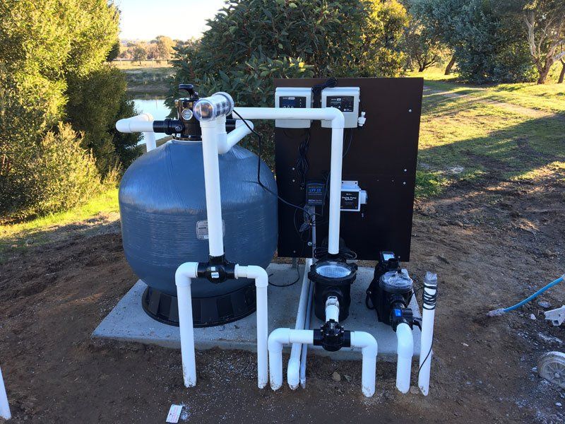 Installed pool pump system