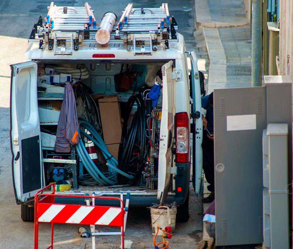 Van Equipped For Electricity And Telephone Repairs — Highland, IN — Foster Electric Inc.