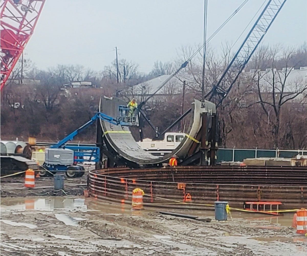 Ohio construction site Valley City Supply delivered to to fulfill minority government bid requirements