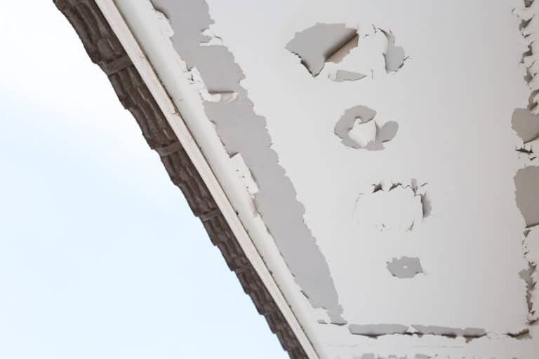 Paint Peeling Under Roof — St. Louis, MO — St. Louis Cleaning and Restoration