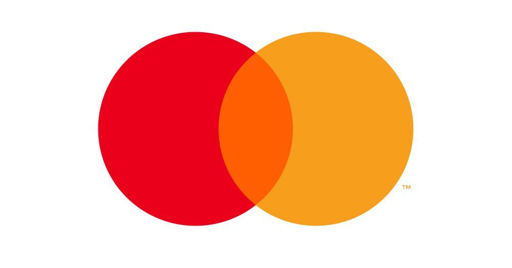 Un cercle rouge et orange sur fond blanc.
