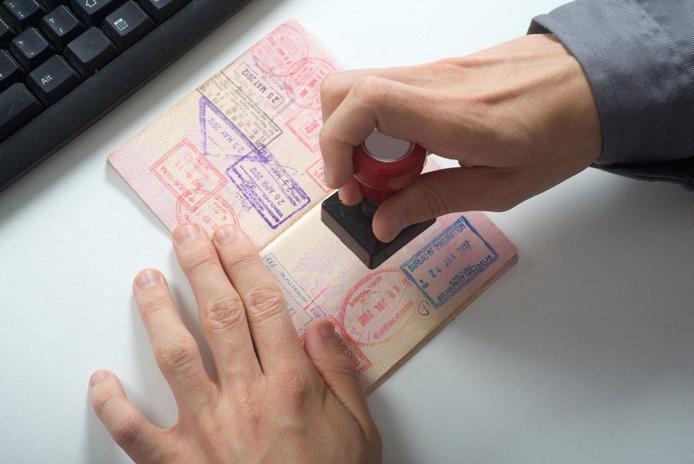 Immigration Control Officer will Arrival Stamp in the Passport — Immigration Lawyer in Gladstone, QLD