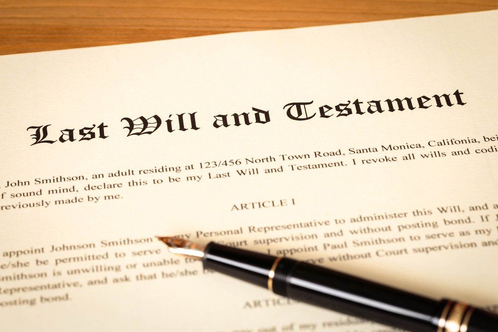 Last Will and Testament Documents with Pen — Will in Gladstone, QLD