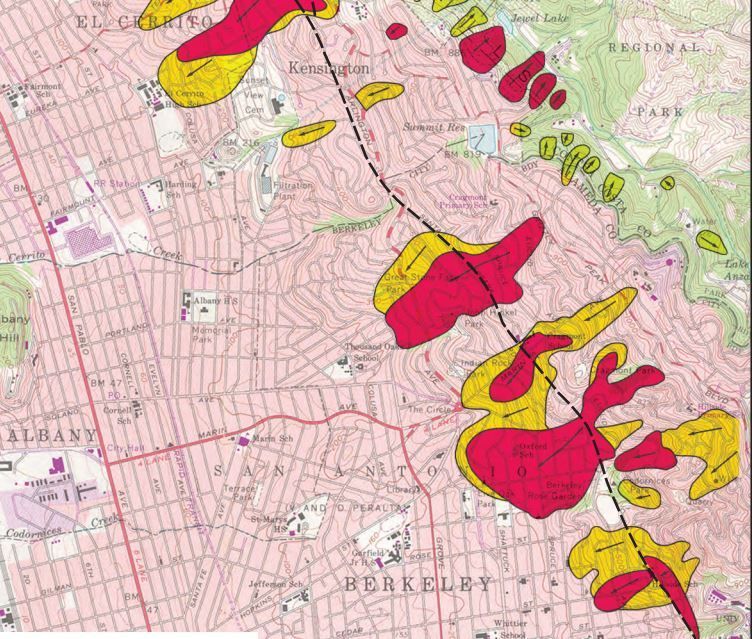 Berkeley Hills Landslide Map