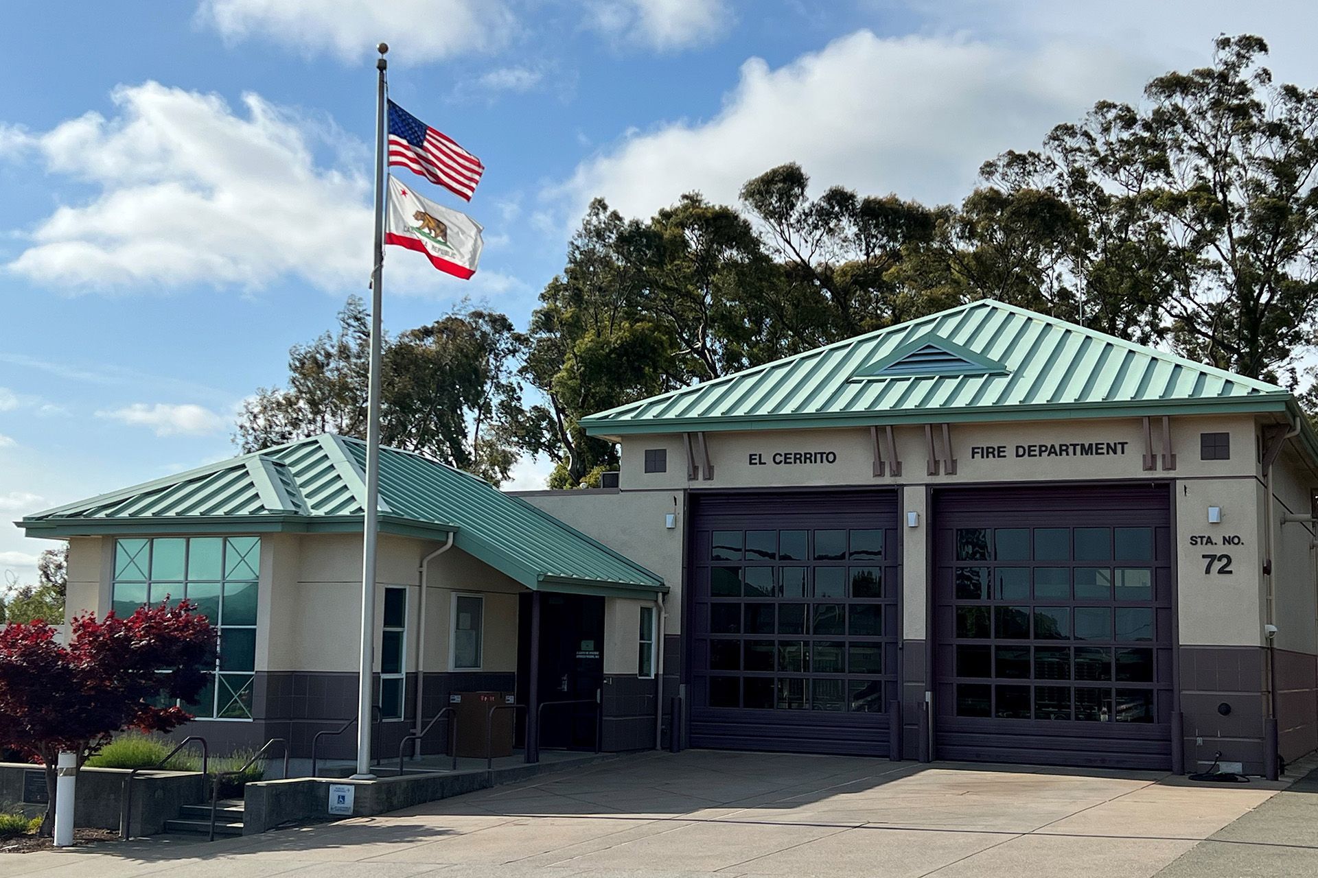 Front of Sobering Station