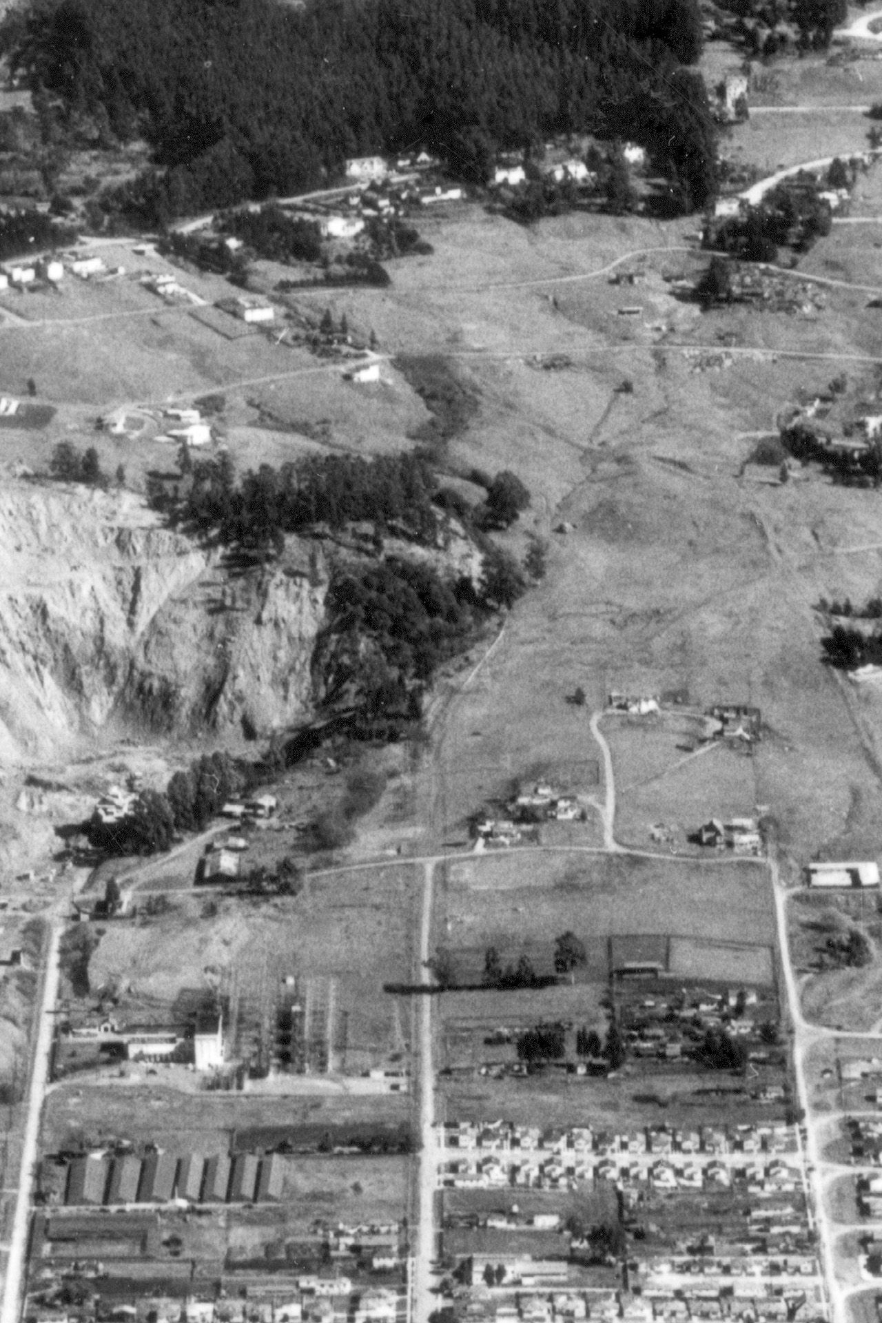 Portola Middle School Landslide
