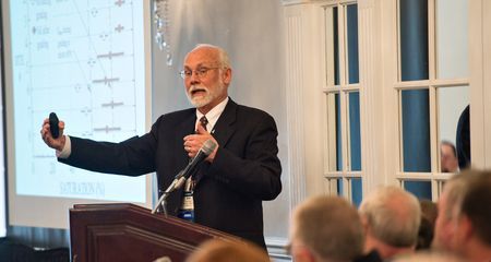 Mr. Kropp Giving Lecture and Presentation