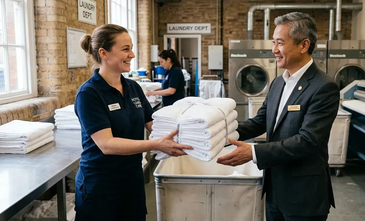 commercial laundry service 