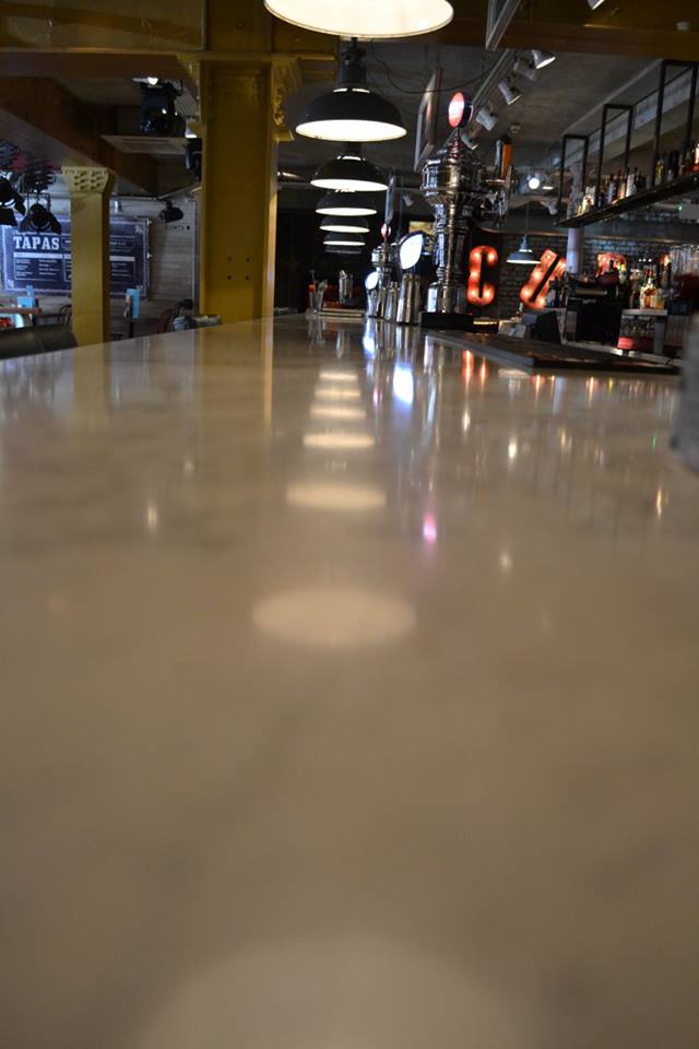 Marble Bartop Cleaning