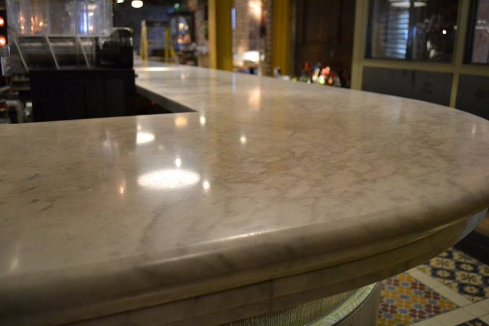 Marble Bar Top Restoration