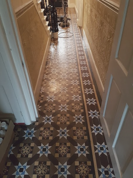 Victorian Tiles Before Restoring