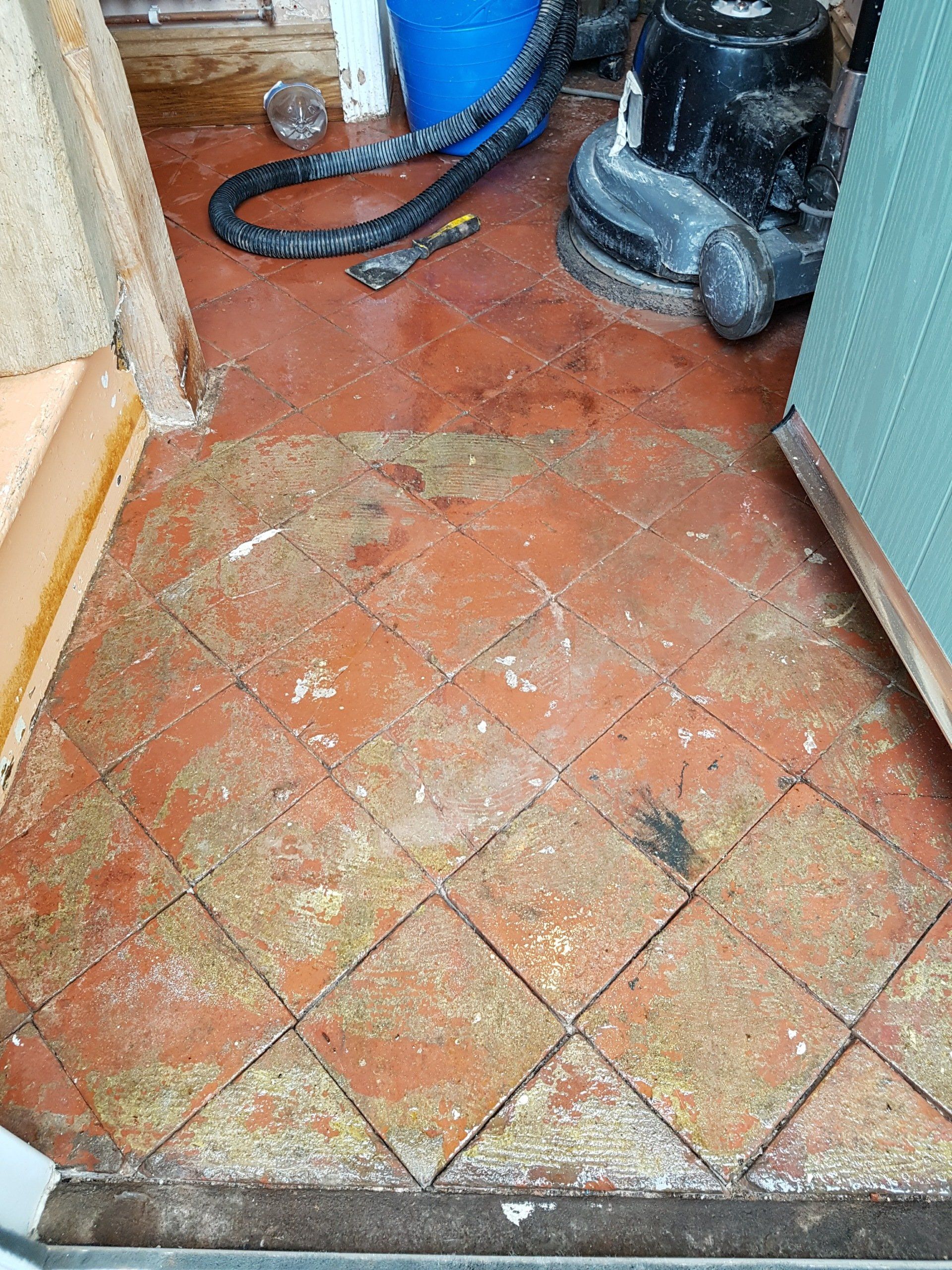 Quarry Tile Cleaning and Sealing