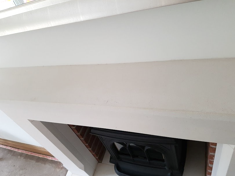 Limestone Fireplace Cleaning