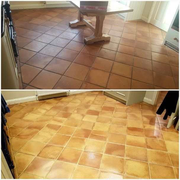 Terracotta Floor Cleaning and Sealing