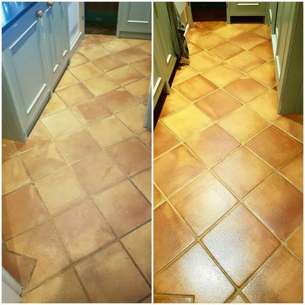 Terracotta Tiles Cleaning and Sealing