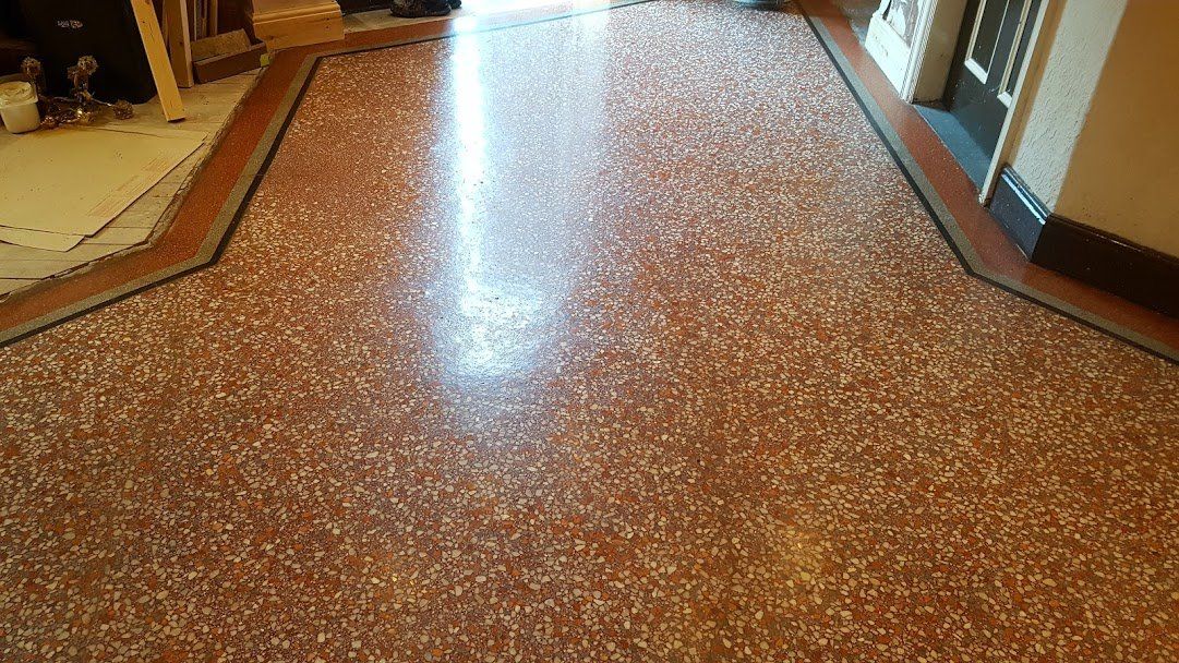 Terrazzo Floor Cleaning, Polishing and Sealing