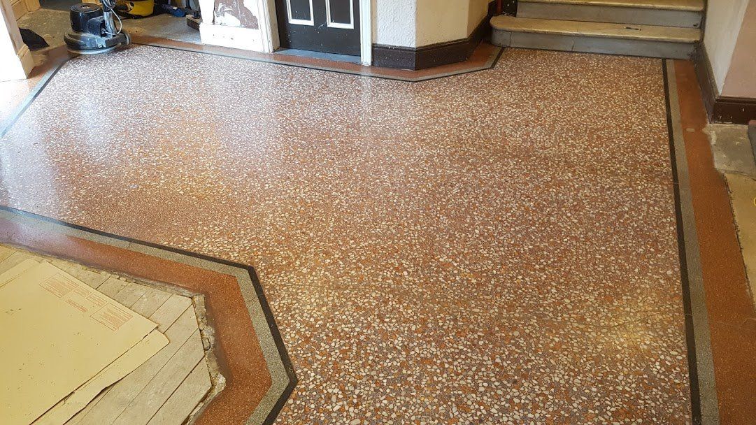Terrazzo Floor Cleaning and Sealing