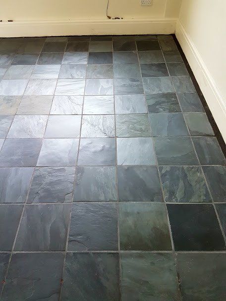 Slate Tile Floor Cleaning and Sealing