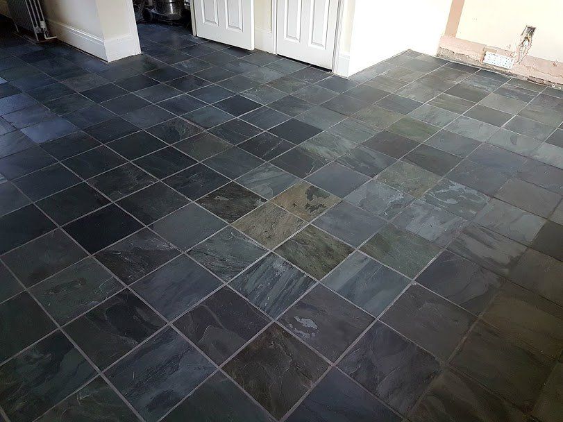 Slate Floor Cleaning and Sealing
