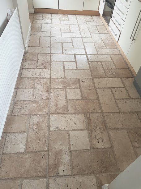 Travertine Tiles Cleaning and Sealing