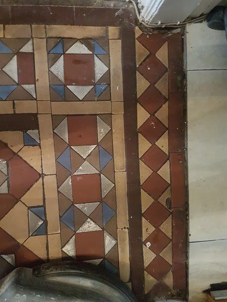 Victorian Tiled Floor Cleaning