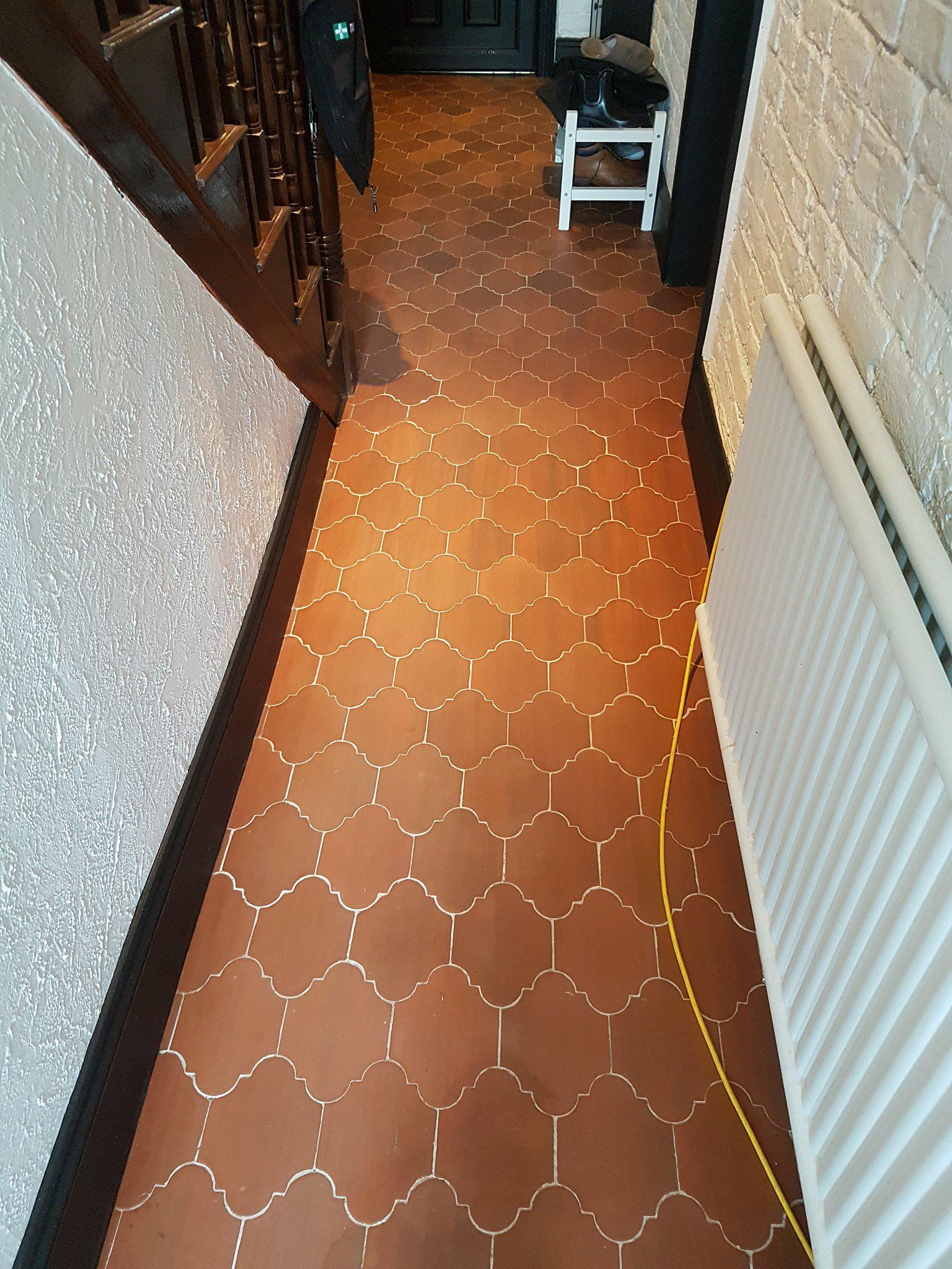 Quarry Tile Floor Cleaning and Sealing