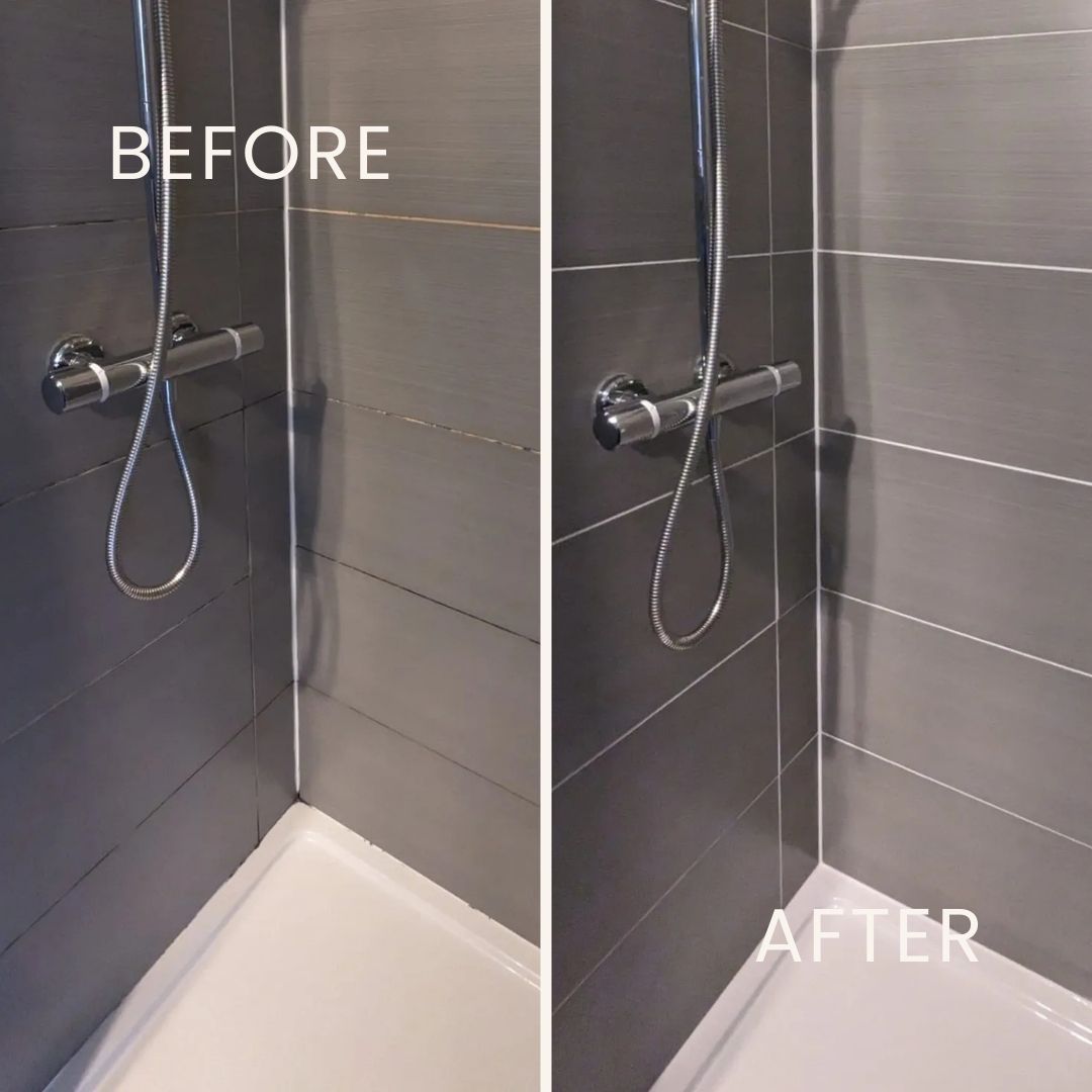 Professional silicone sealant replacement
bathrooms and wet areas before and after photos
residential and commercial, such as hotels and spas. 