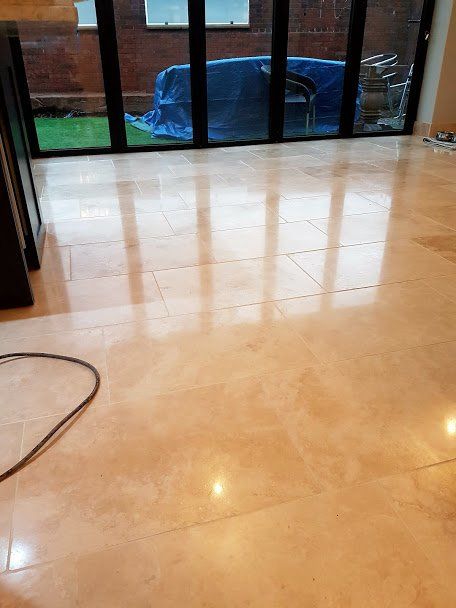 Travertine Floor Honing