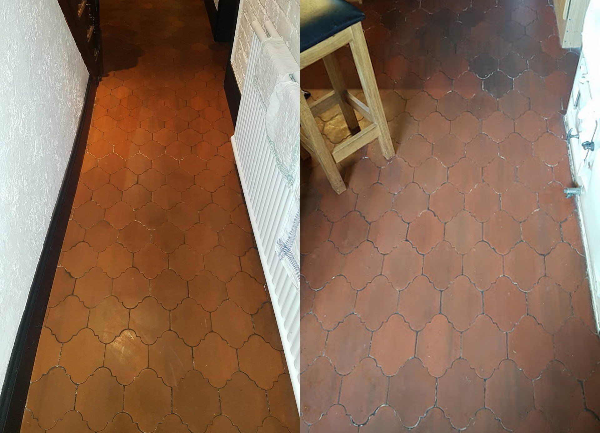 Quarry Tiled Floor Wax Stripping