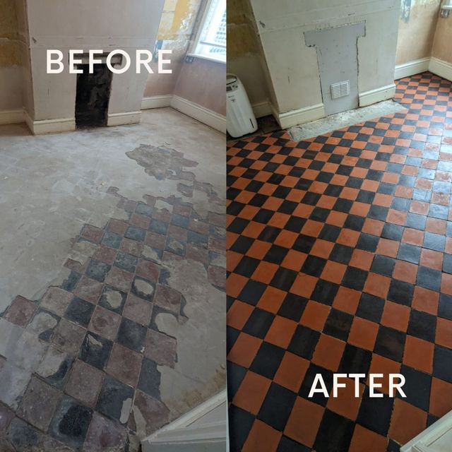 Tiled Floor Restoration