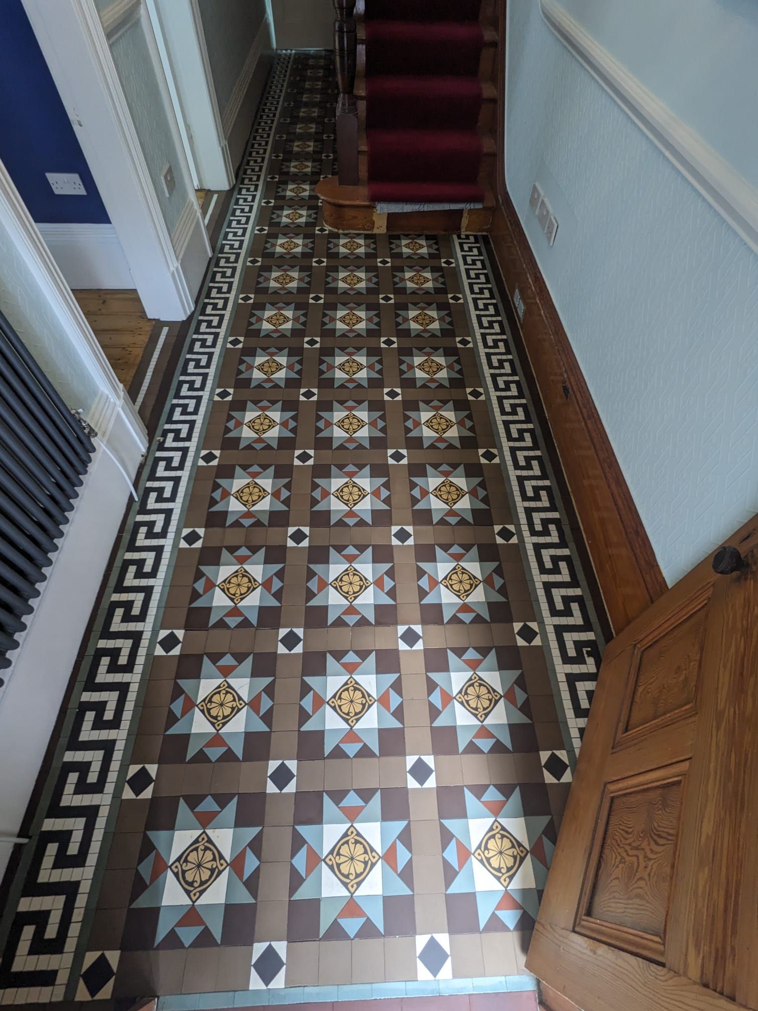 Victorian Minton Tiles restoration restoring deep cleaning sealing hindley wigan bolton