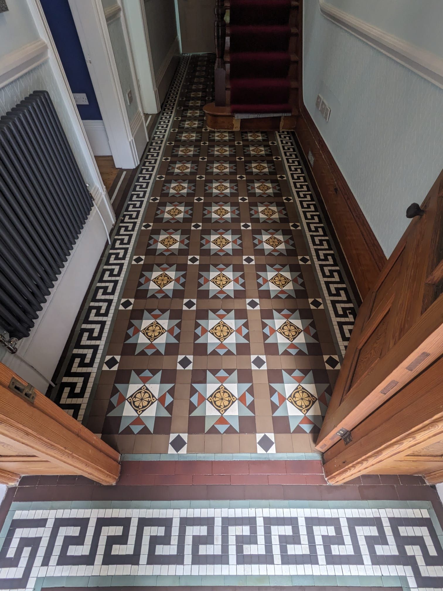 Victorian Minton Tiles restoration restoring deep cleaning sealing hindley wigan bolton