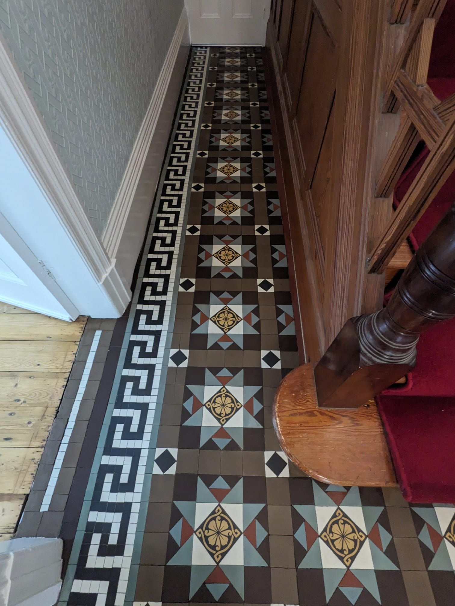 Victorian Minton Tiles restoration restoring deep cleaning sealing hindley wigan bolton