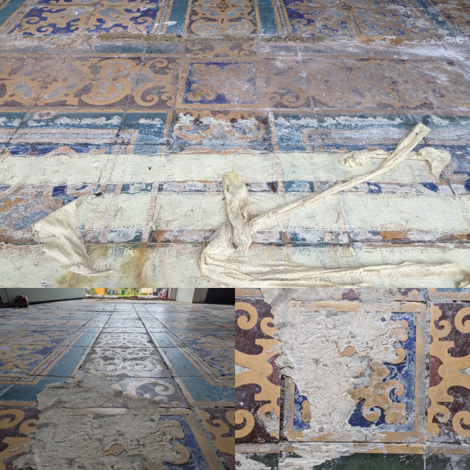 Victorian Minton Tiles restoration restoring deep cleaning sealing hindley wigan bolton