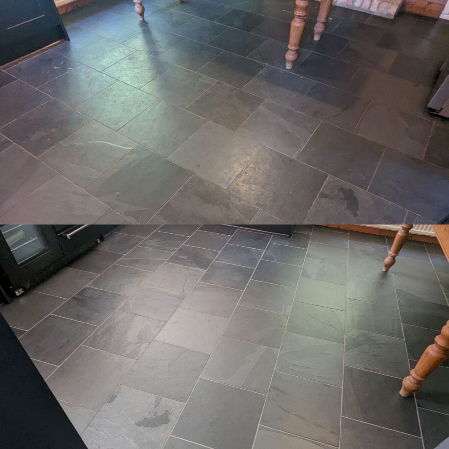 Slate floor restoration deep cleaning sealing hindley wigan bolton