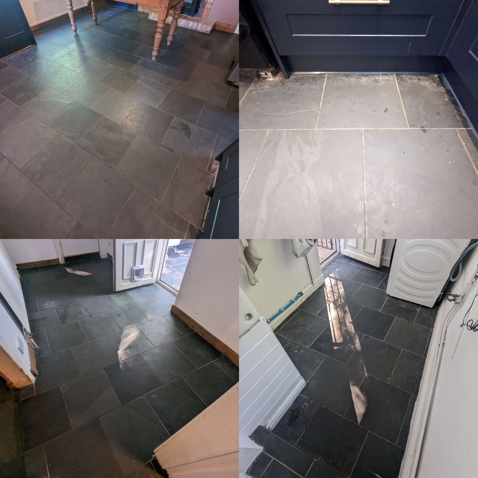 Slate floor restoration deep cleaning sealing hindley wigan bolton