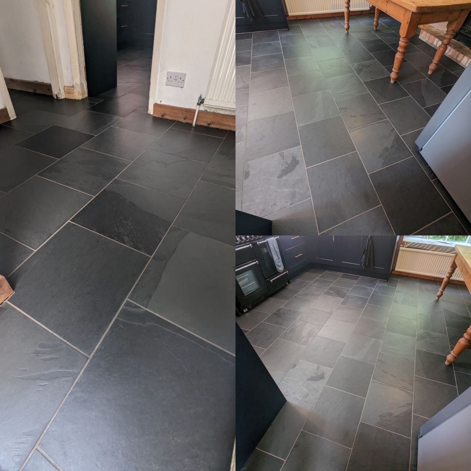 Slate floor restoration deep cleaning sealing hindley wigan bolton