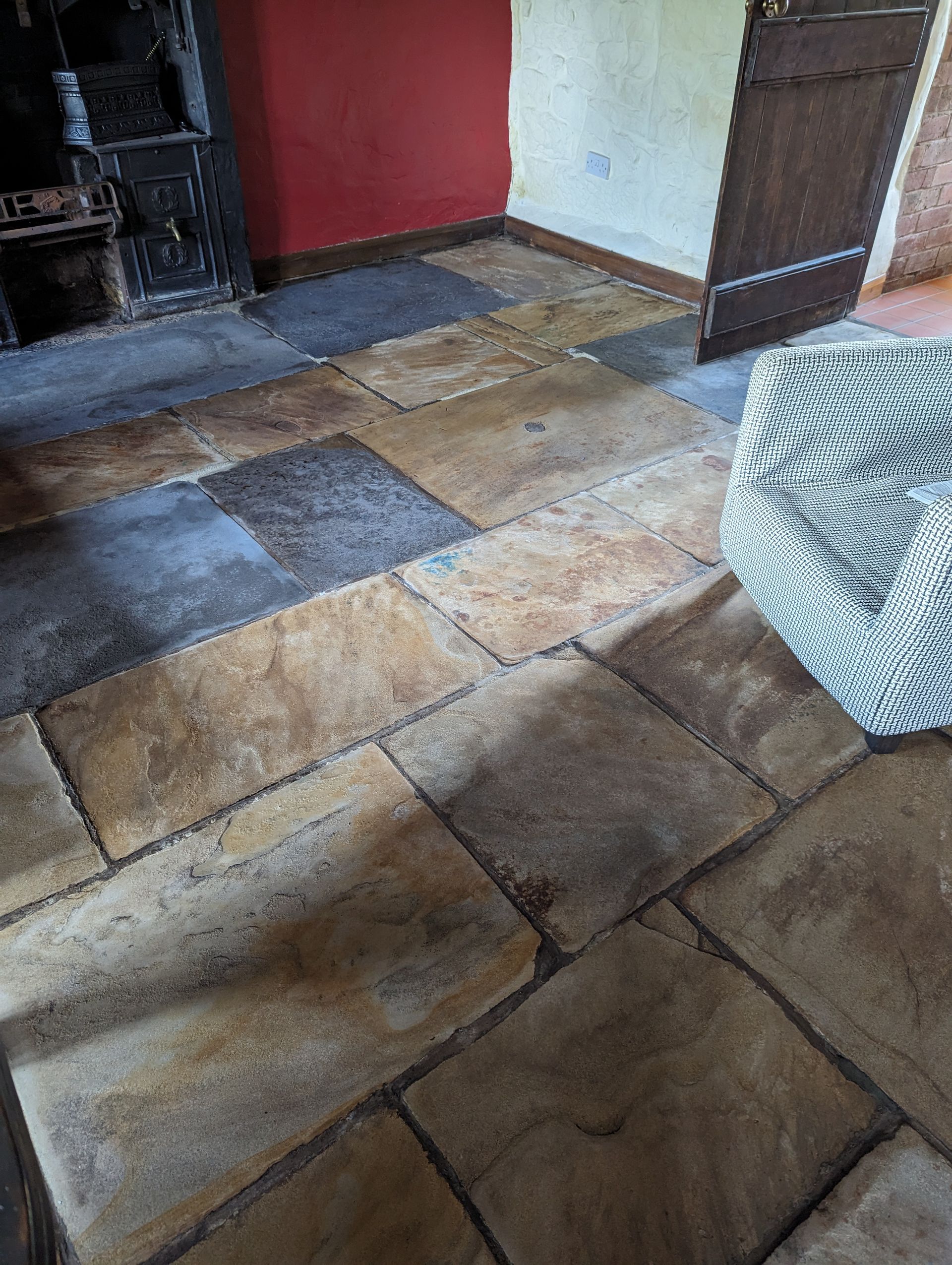 Flagstone floor restoration restoring milling deep cleaning sealing hindley wigan bolton