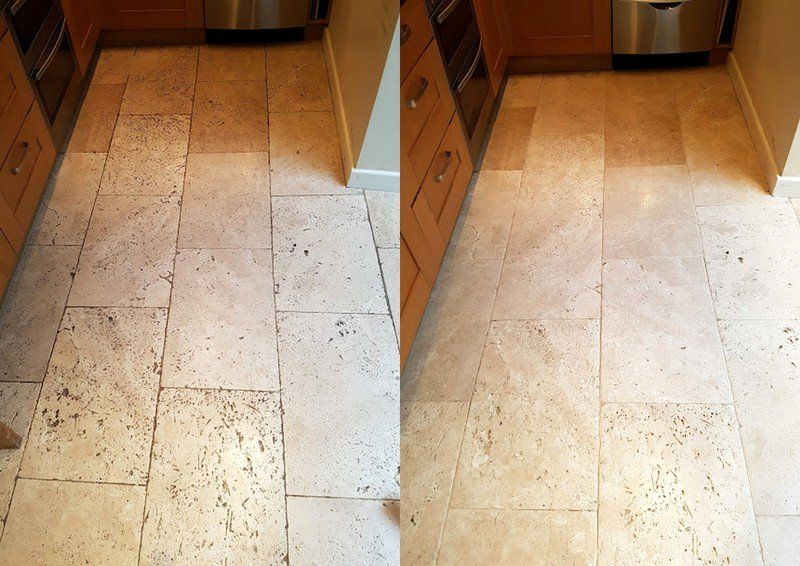 Unfilled Travertine Cleaning