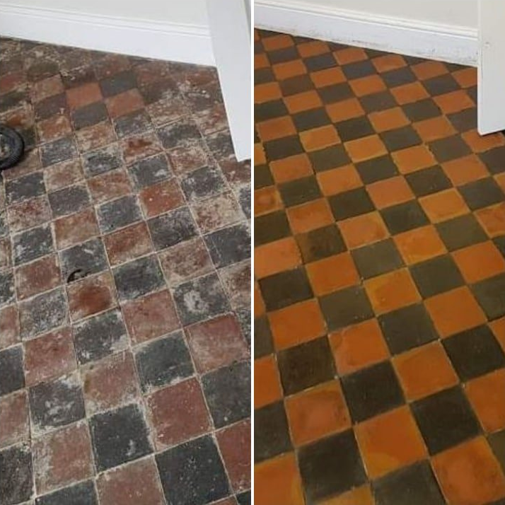 Old Quarry Tile Floor Cleaning And, How To Clean Old Tiles