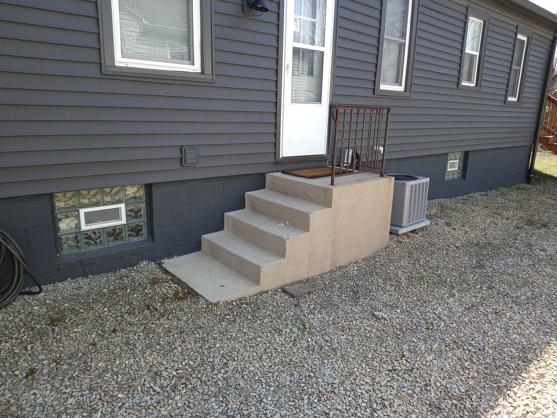 After Cleaning The Stairs - Indianapolis, IN - Fresh Wash Power Wash Inc.