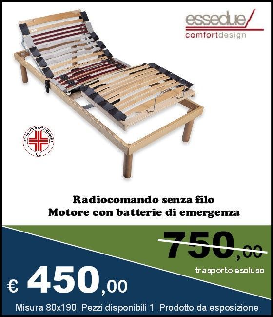 Rete Motorizzata Delta Essedue Dimensione Riposo